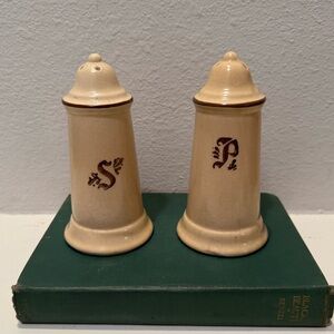 Vintage Pfaltzgraff Salt and Pepper Shakers Village Pattern